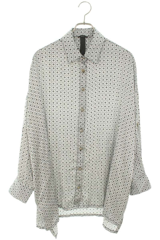 Vintage Chrome hearts Tops - Chrome Hearts MAHAL KITA CH All-Over Print Long Sleeve Shirt Size S - Authentic Archive