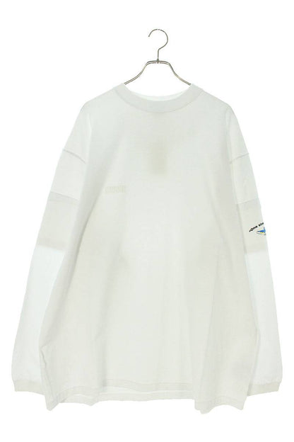 Vetements 23AW WHITE Logo Long Sleeve T-Shirt White Size S
