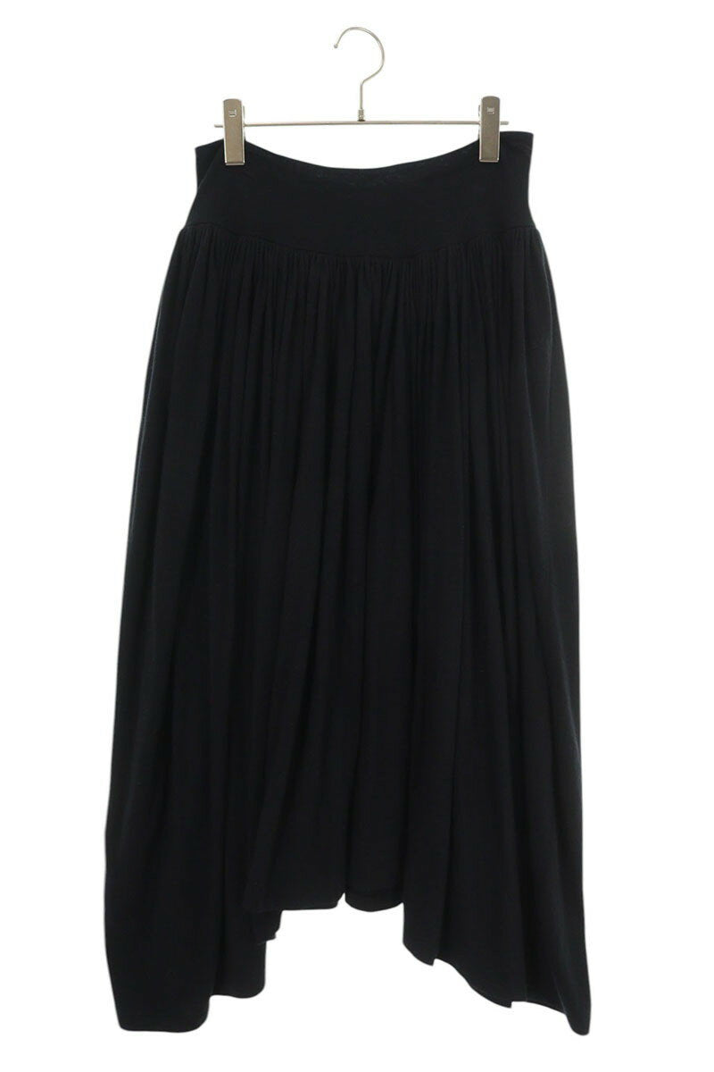 Yohji Yamamoto Rib Pleated Skirt Wool Blend Size 30