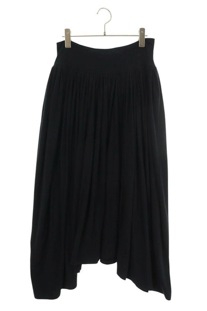 Yohji Yamamoto Rib Pleated Skirt Wool Blend Size 30