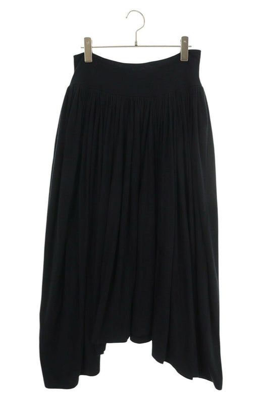 Yohji Yamamoto Rib Pleated Skirt Wool Blend Size 30