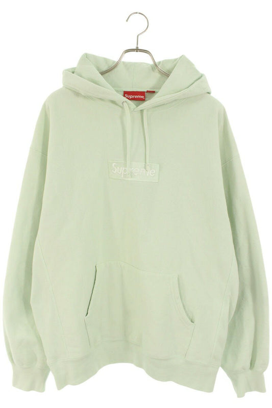 Supreme 23AW Box Logo Hooded Sweatshirt Green Size XL