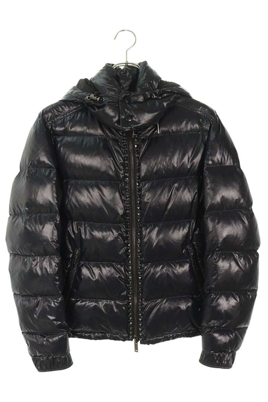 Valentino Stud Hooded Down Jacket Black Size S