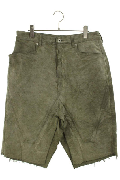 DRKSHDW Size 32 khaki cotton flannel skirt shorts Green US 32