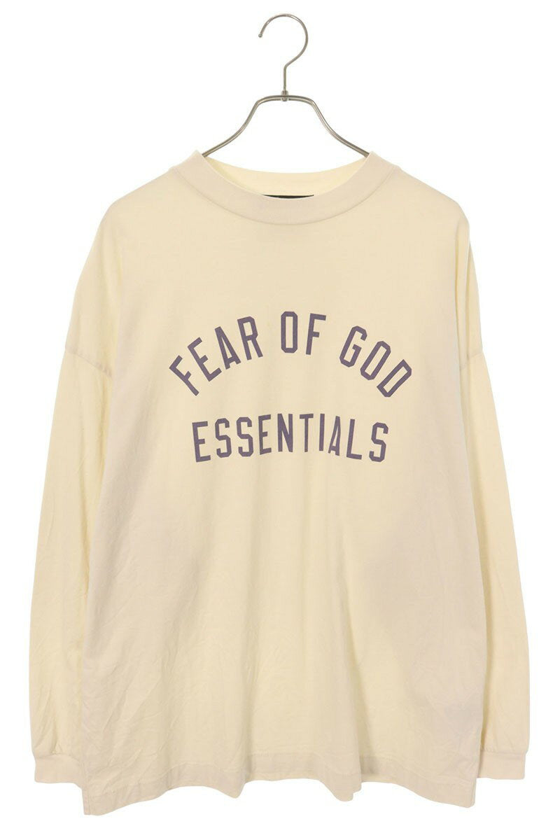 Vintage Fear of God Tops - FEAR OF GOD ESSENTIALS Long Sleeve T-Shirt White 002203 Size S - Authentic Archive