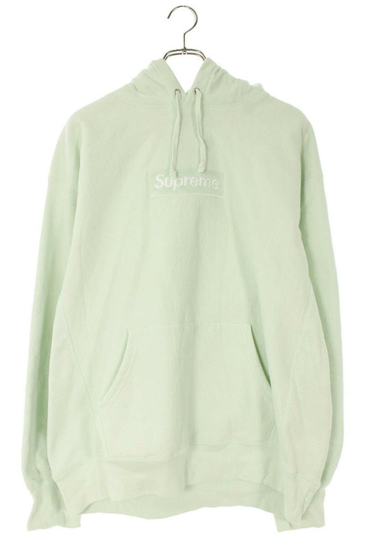 Supreme 23AW Box Logo Hooded Sweatshirt Green Size L