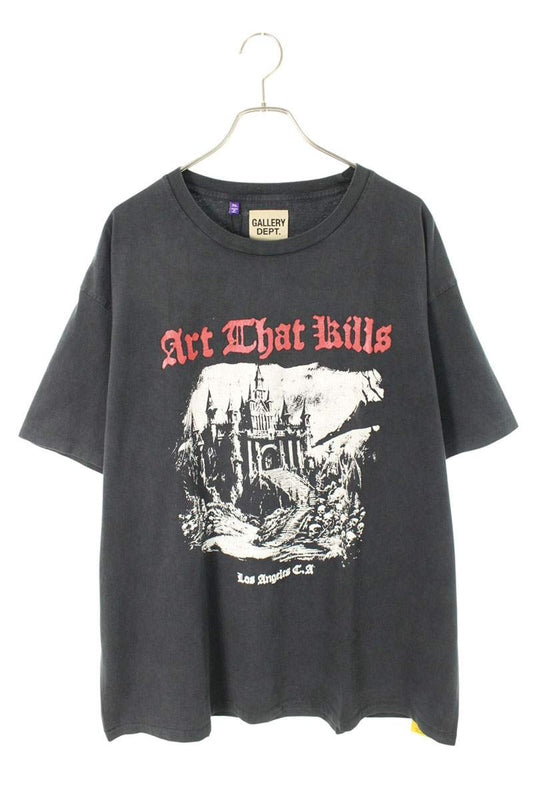 Gallery Dept. 25AW ATK CASTLE Print T-Shirt Black Size XL