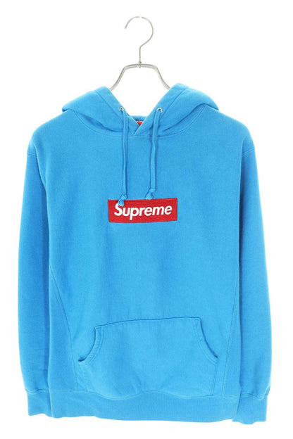 Supreme Box Logo Pullover Turquoise Teal Logo Pullover Hoodie Blue Size M