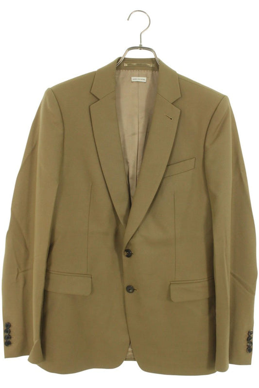 Dries Van Noten Wool Tailored Jacket Beige Size 48