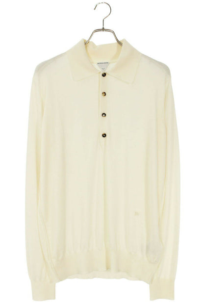 Bottega Veneta 25SS Polo Long Sleeve T-Shirt White Size XS
