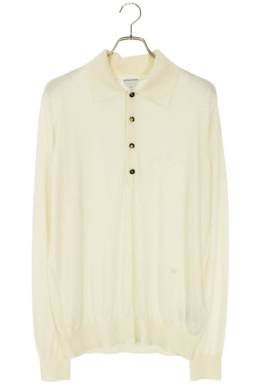 Bottega Veneta 25SS Polo Long Sleeve T-Shirt White Size XS
