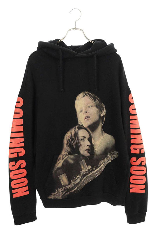 Vetements 16SS Oversized Pullover Hoodie Black Size XS