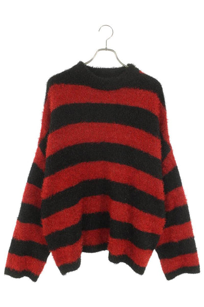 Saint Michael Boarder Knit Sweater Red x Black Size L
