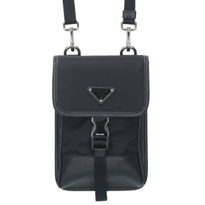 Prada Phone Shoulder Bag Black One Size