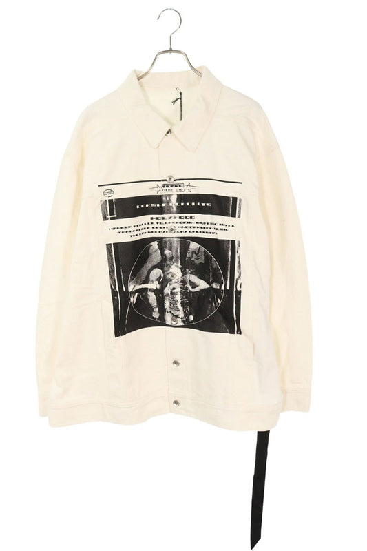 DRKSHDW Denim Jacket White Size XL