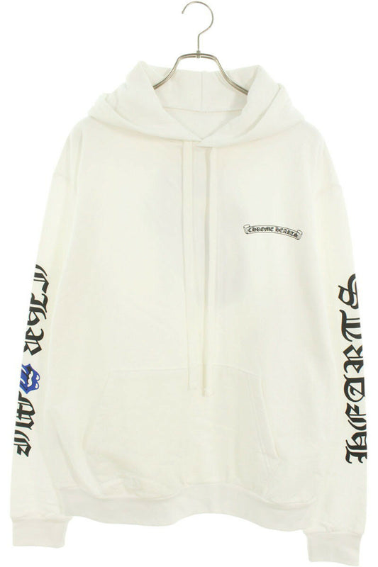Chrome Hearts SWTSHRT PLV Print Pullover Hoodie White x Blue Size M
