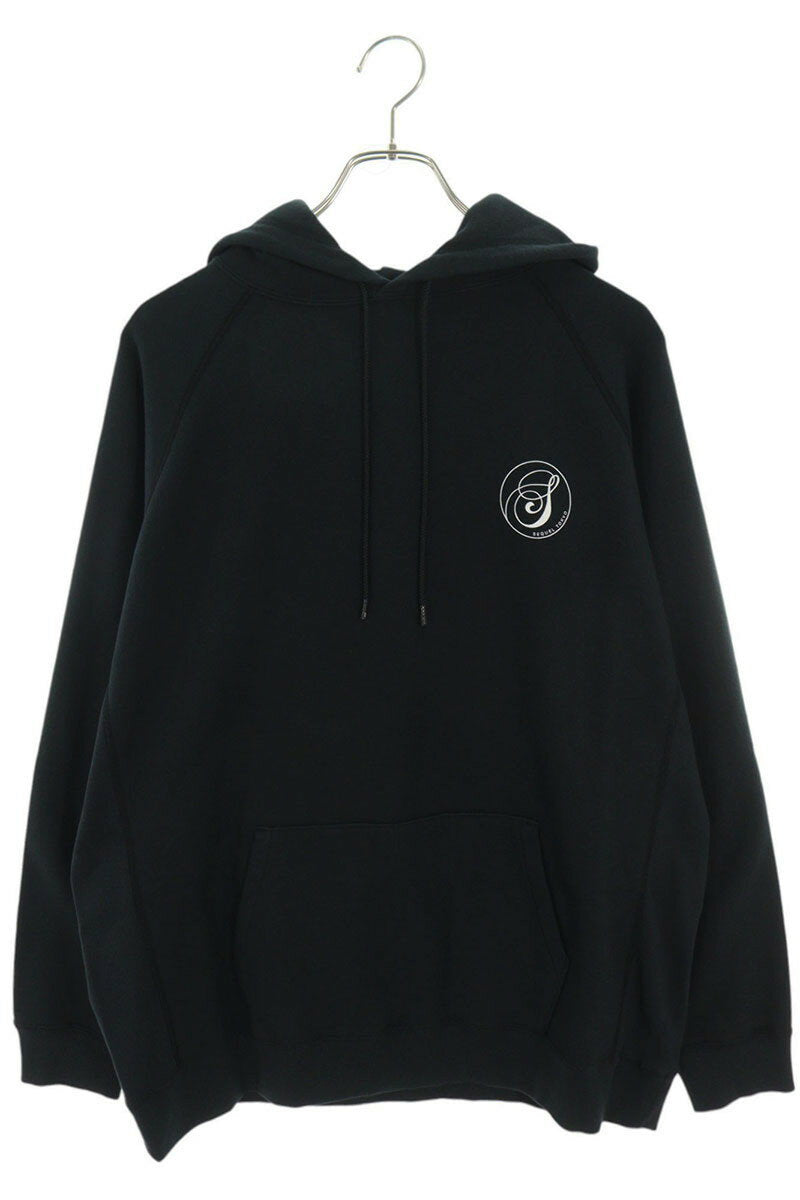SEQUEL 24AW Print Hoodie Black Size L