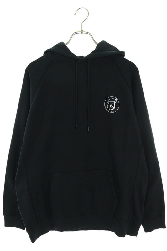 SEQUEL 24AW Print Hoodie Black Size L