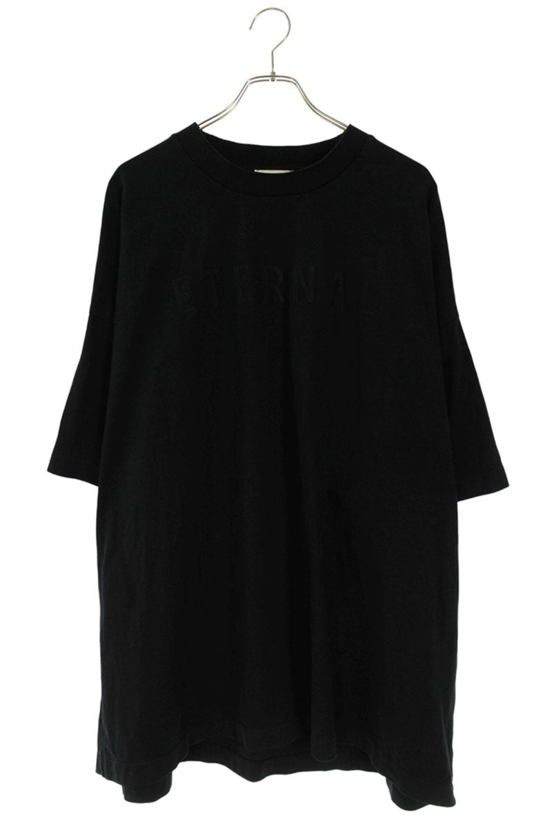 Vintage Fear of God Tops - FEAR OF GOD ETERNAL Embroidered T-Shirt Black Size L - Authentic Archive