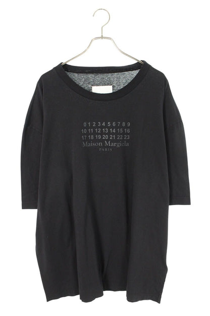 Maison Margiela 25AW Calendar Logo Print T-Shirt Black Size L