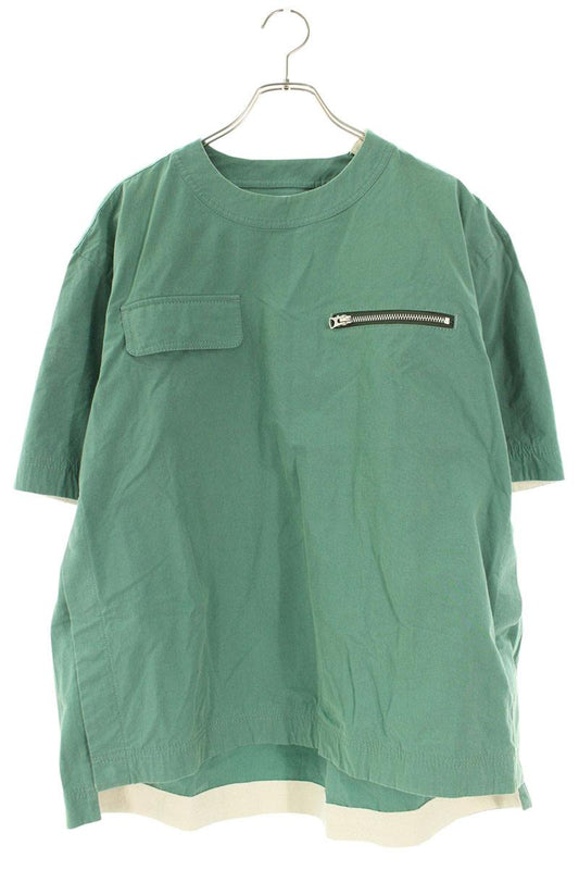 Sacai T-Shirt Green Size M