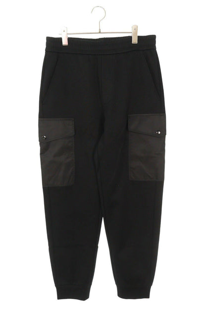Prada Re-Nylon Cotton Fleece Long Pants Black Size US 32