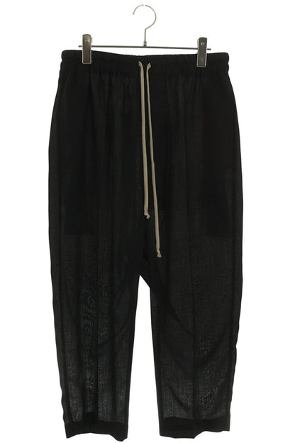 Vintage Rick Owens Bottoms - Rick Owens Sheer Long Pants Wool Black Size 50 - Authentic Archive