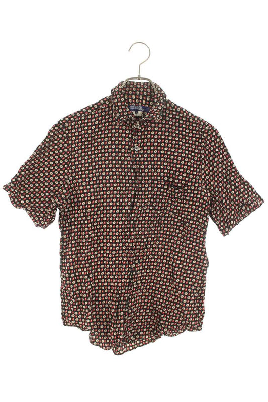 Comme des Garcons Junya Watanabe AD2007 Short Sleeve Shirt Black x Red Size SS