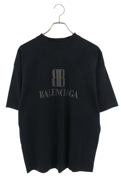 Balenciaga BB Logo T-Shirt Black Size XS