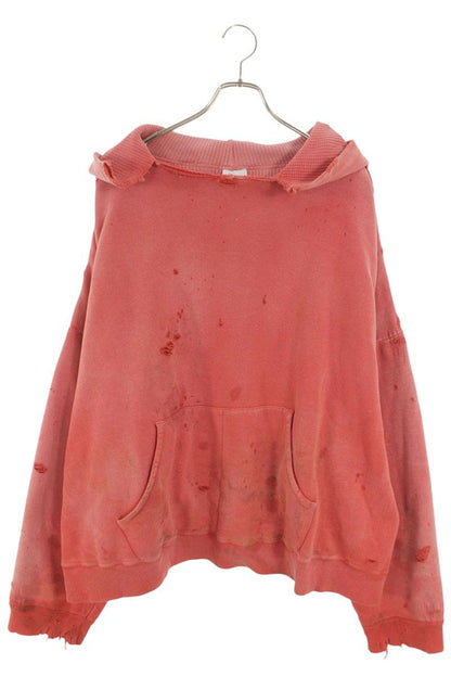 READYMADE Vintage Pullover Hoodie Red Size L