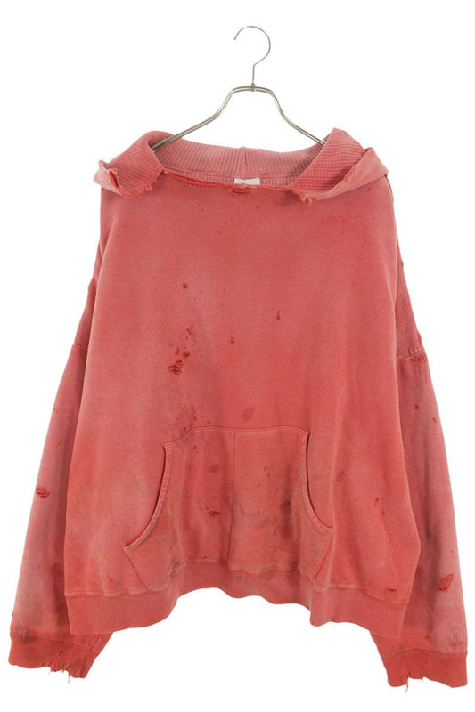 READYMADE Vintage Pullover Hoodie Red Size L