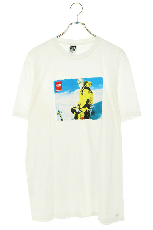 Supreme x The North Face 18AW Expedition Photo Tee T T-Shirt White Size M