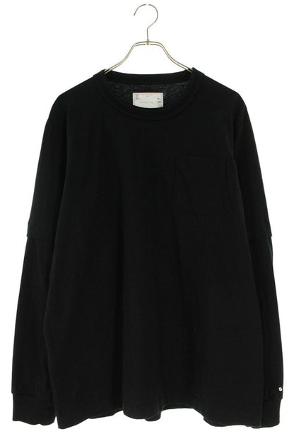 Sacai Print Long Sleeve T-Shirt Black Size 5