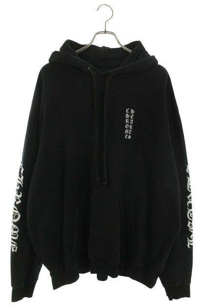 Chrome Hearts SWTSHRT PLV Logo Print Pullover Hoodie Black Size XXL