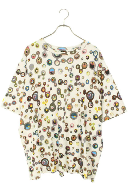 TAKASHI MURAKAMI KAIKAI KIKI Jelly Fish Eyes Print S S Tshirts White Size XXL