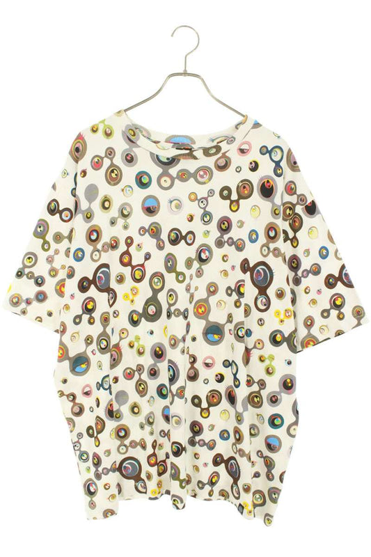 TAKASHI MURAKAMI KAIKAI KIKI Jelly Fish Eyes Print S S Tshirts White Size XXL