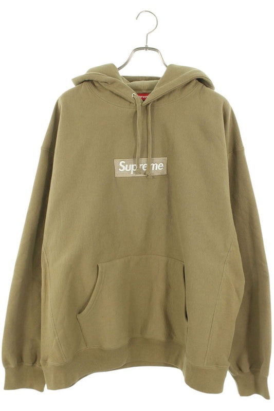 Supreme 23AW Box Logo Hooded Sweatshirt Brown Size XXL