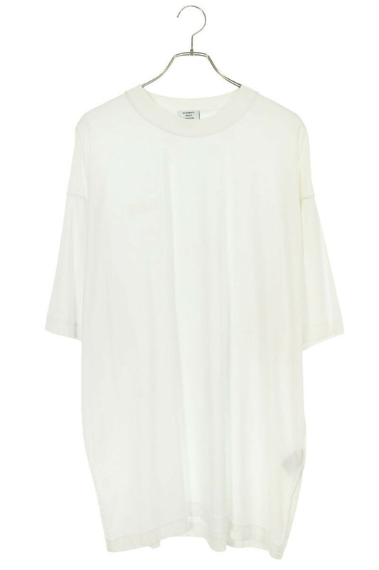 Vetements embroidery Logo T-Shirt White Size S