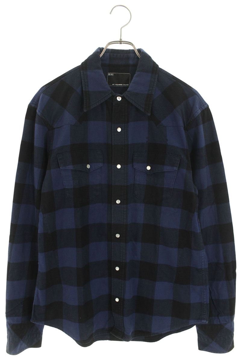 n(n) by NUMBER (N)INE Long Sleeve Shirt Multi Size XL