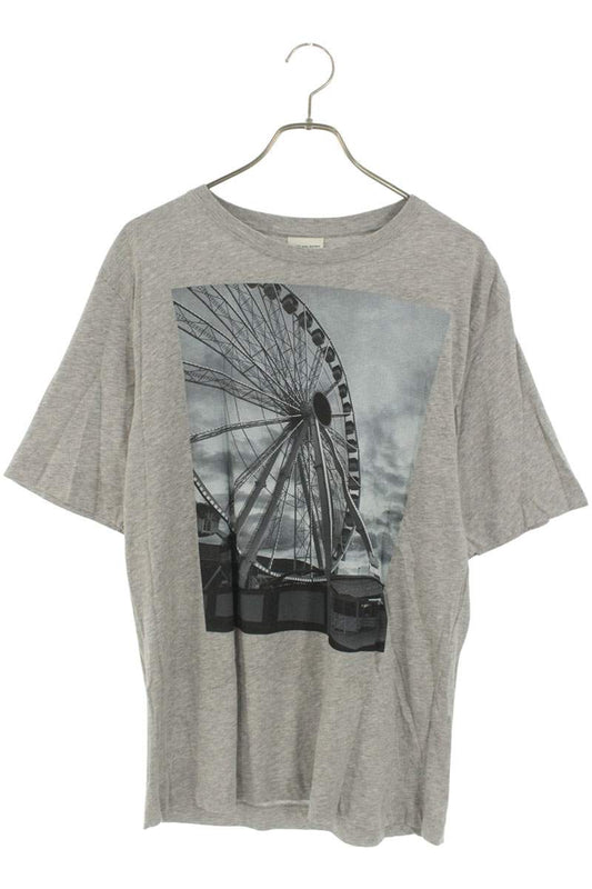 Dries Van Noten Print T-Shirt Gray Size M
