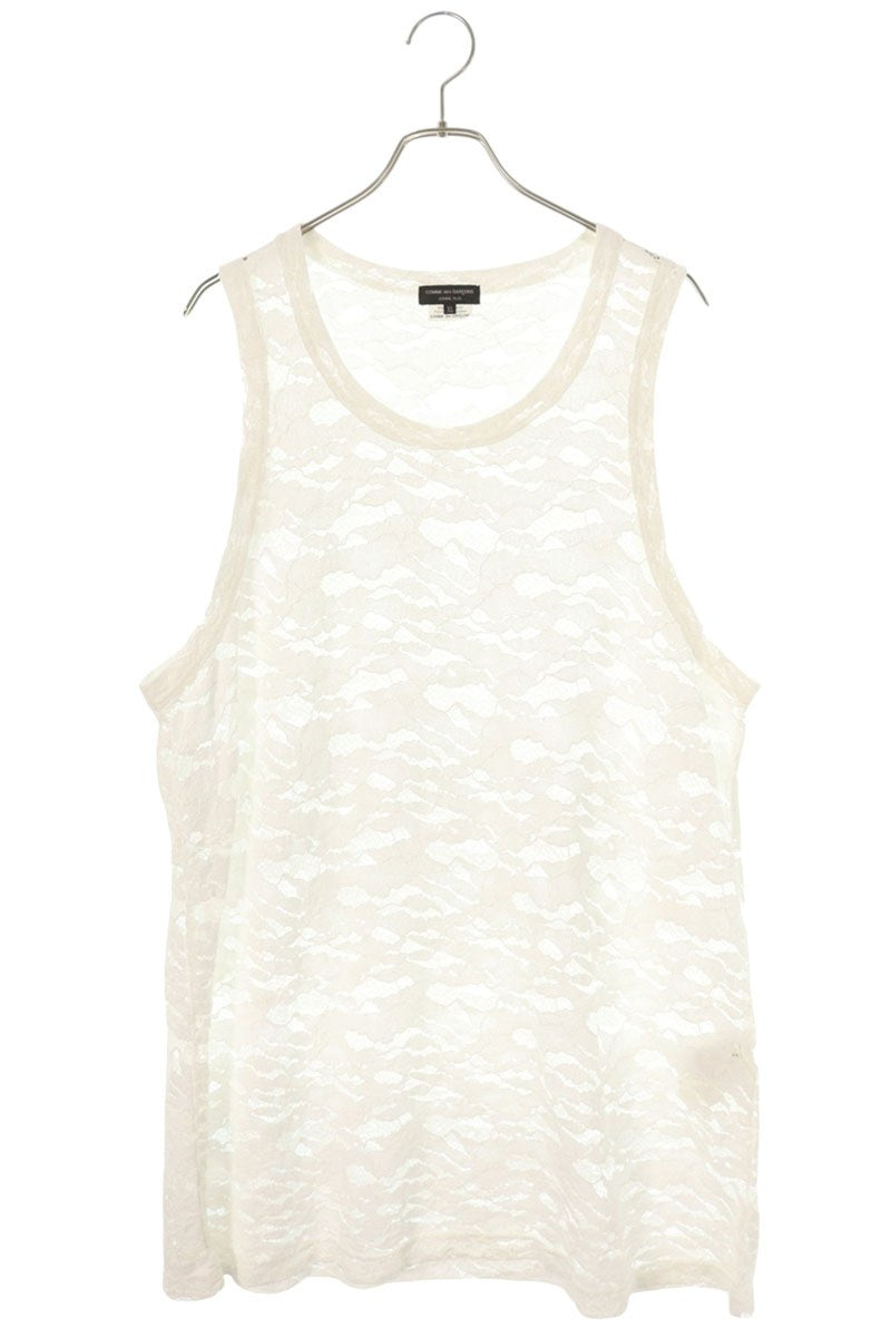 Comme des Garcons AD2024 Sleeveless Tank Top White Size XL