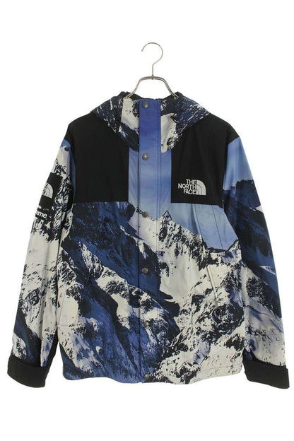 Supreme x The North Face 17AW The North Face Mountain Parka Blue Size M