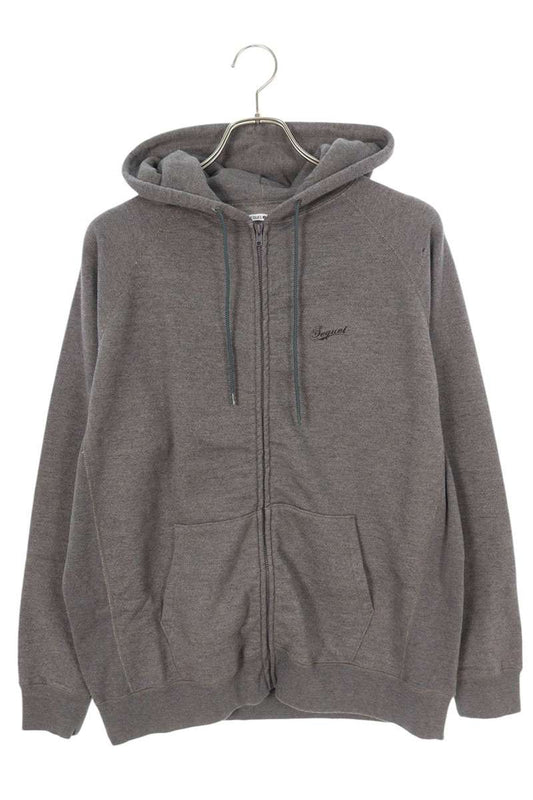 SEQUEL 23AW Print Zip Up Hoodie Gray Size M