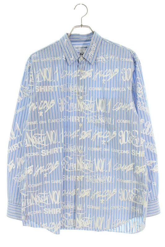 Comme des Garcons x AP Nast All-Over Print Long Sleeve Shirt Size M