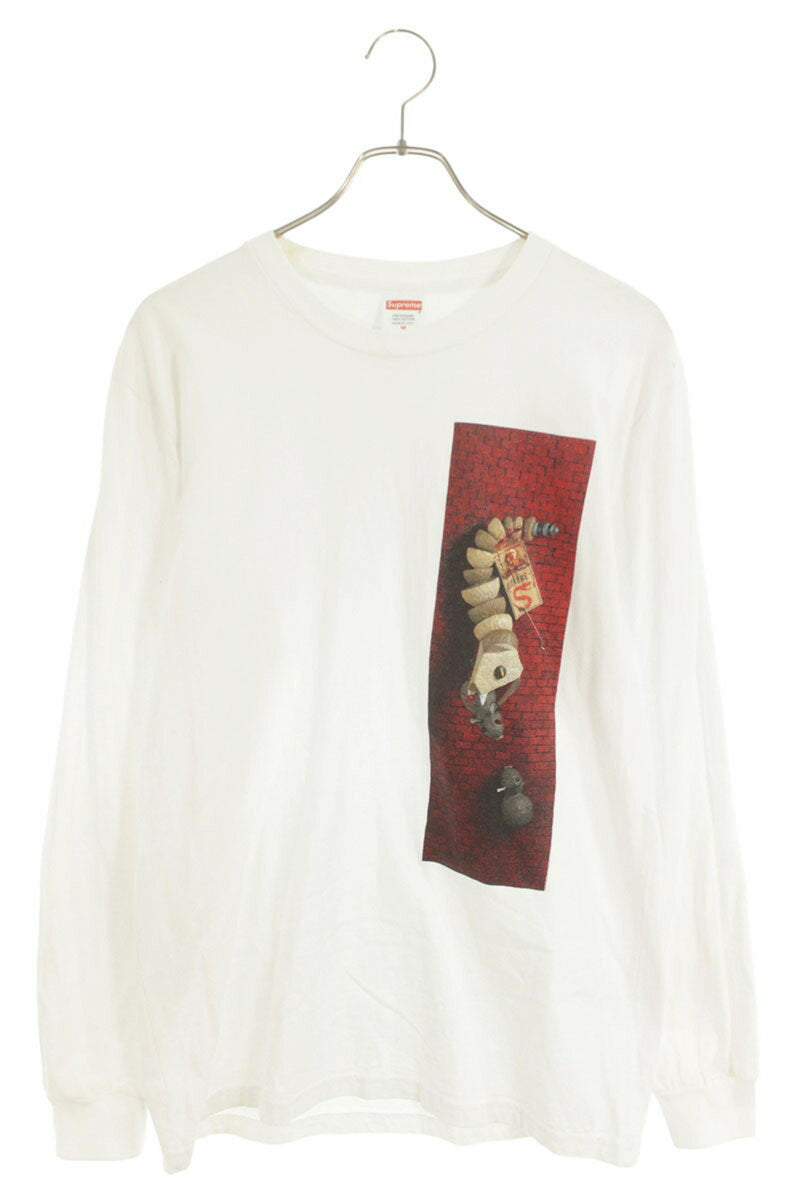 Supreme Long Sleeve T-Shirt White Size M