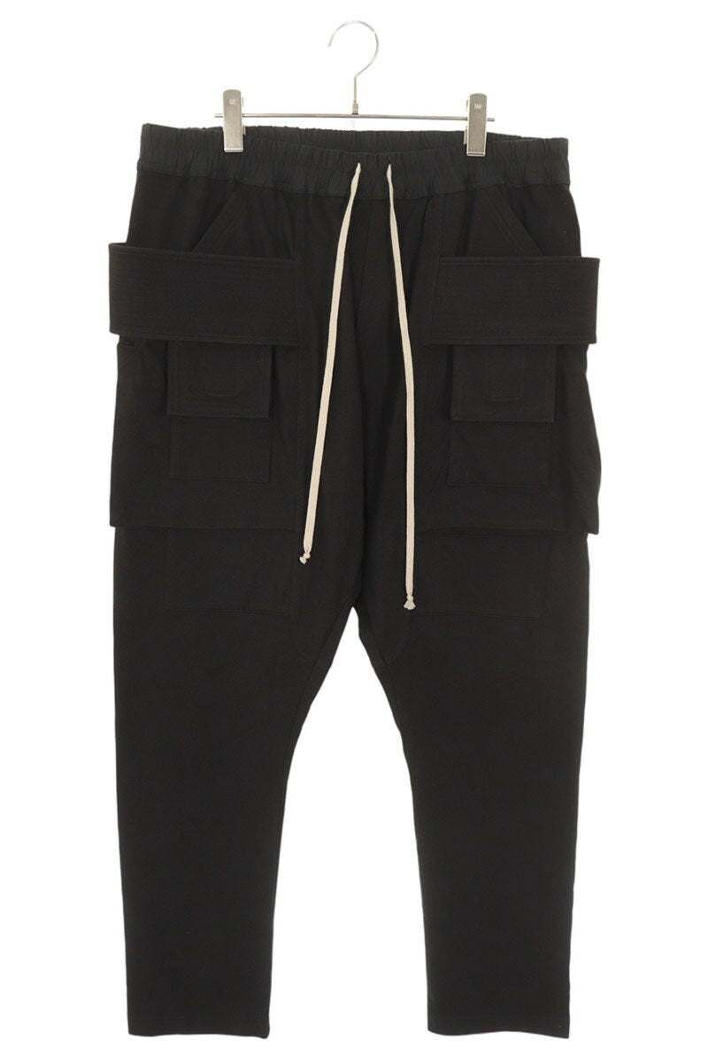 Rick Owens RIGEP6 Cargo Long Pants Black Size XL