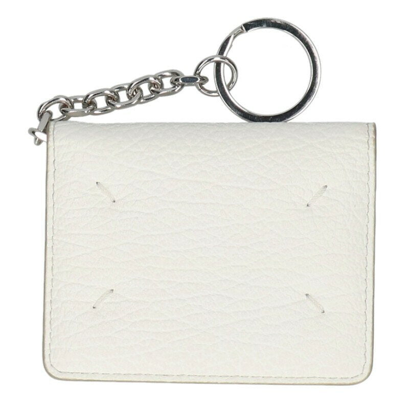 Maison Margiela 4-Stitch Leather Card Case White