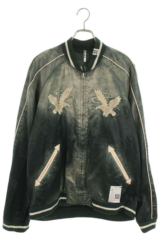 MIHARAYASUHIRO Back Embroidered Blouson Green Size 48