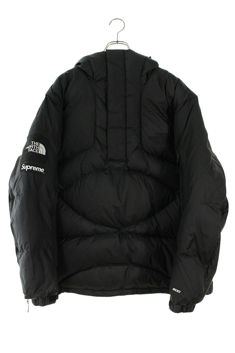 Supreme x The North Face 22AW Half Zip Hooded Pullover Down Jacket Black Size XL