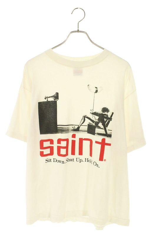 Saint Michael SAINT Print T-Shirt White Size L